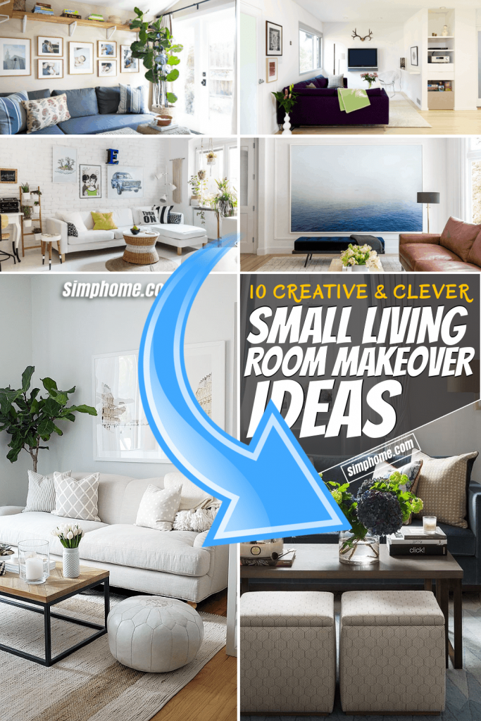 Ten Small Living Room Tweaks & Makeovers - Simphome