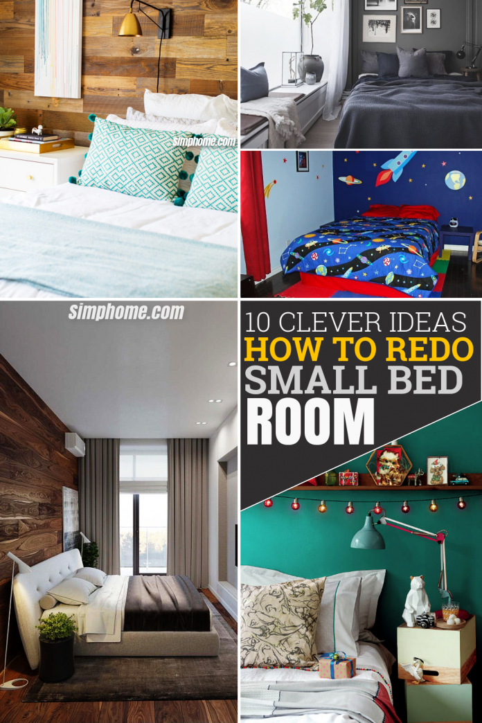 10 Clever Ideas How to Redo a Small Bedroom - Simphome