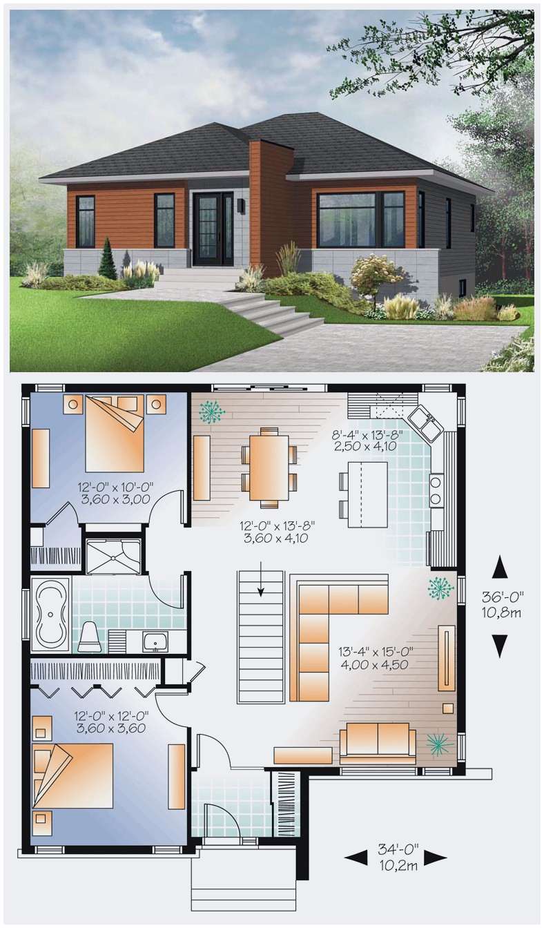 12 Cool Concepts Of How To Upgrade 4 Bedroom Modern House Plans Simphome