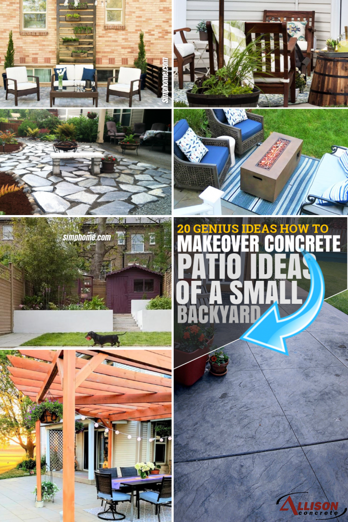 30+ Nice Ideas How to Makeover Concrete Patio for Small Backyards ...