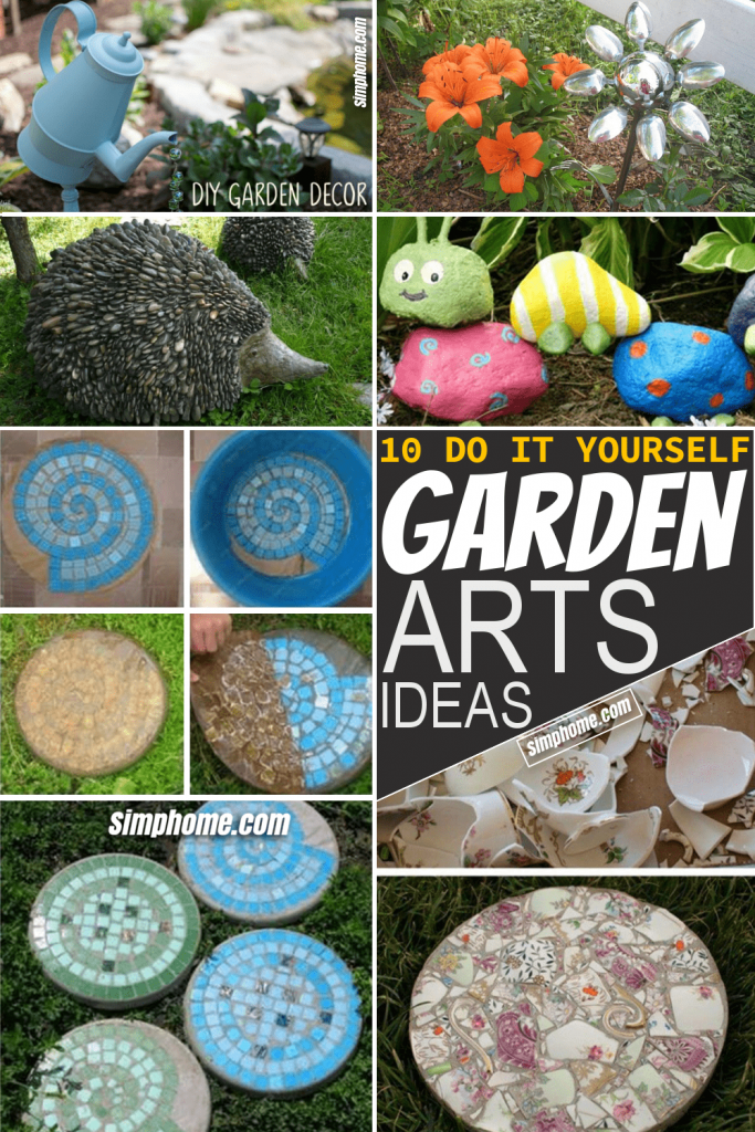 10 DIY Garden Art Ideas - Simphome