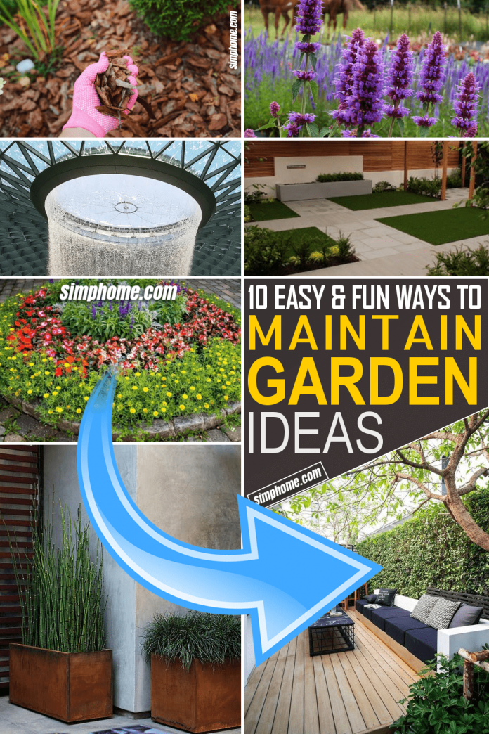 10 Easy to Maintain Garden Ideas - Simphome