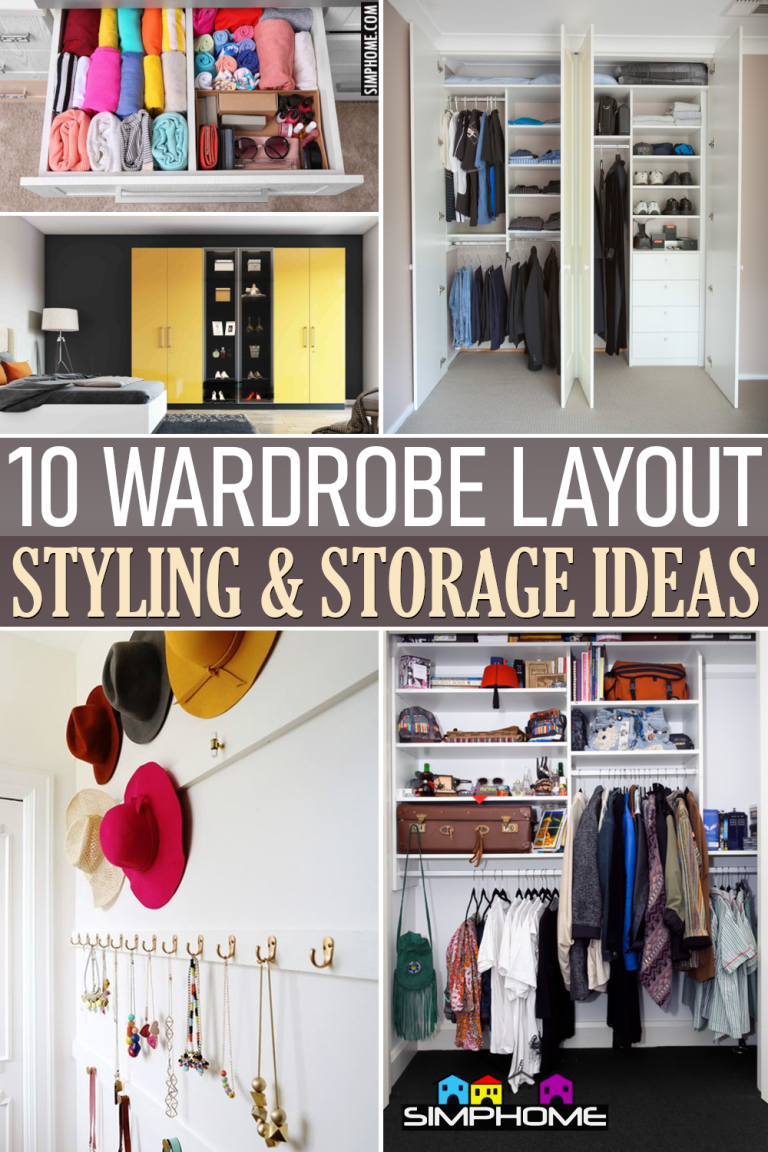 10 Wardrobe Layout Storage Ideas - Simphome