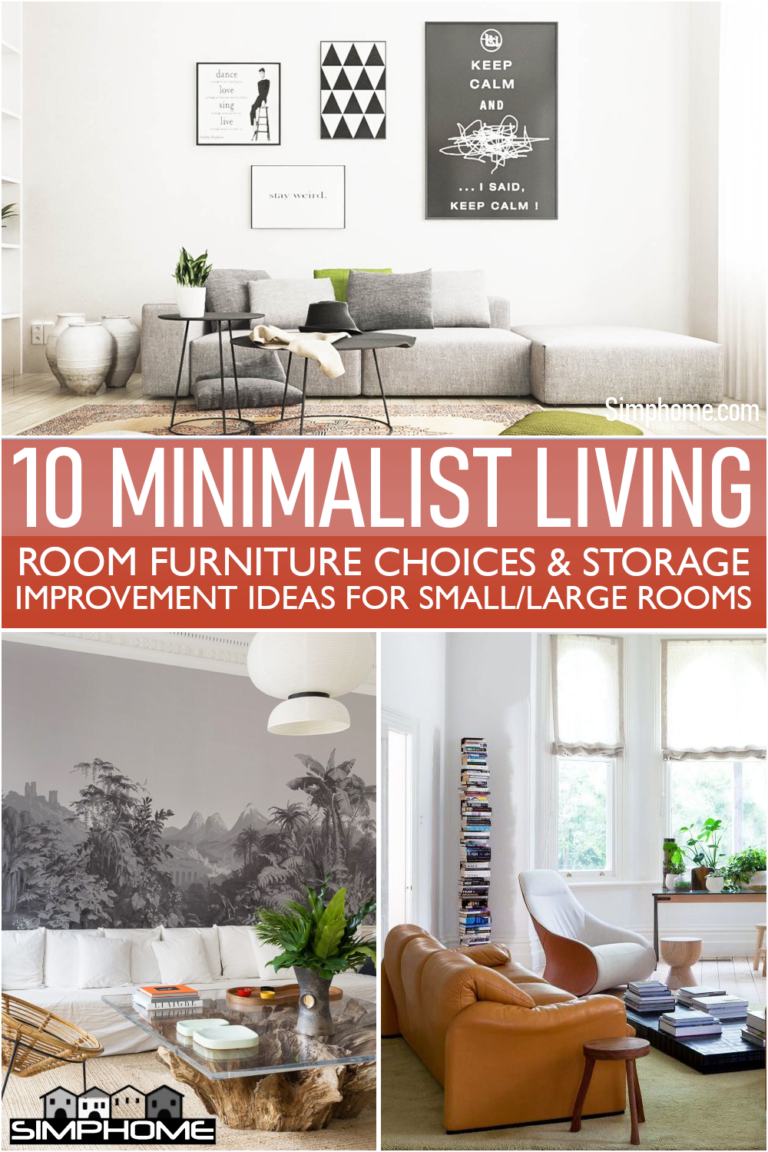 10 Minimalist Living Room Furniture and Storage Improvements - Simphome