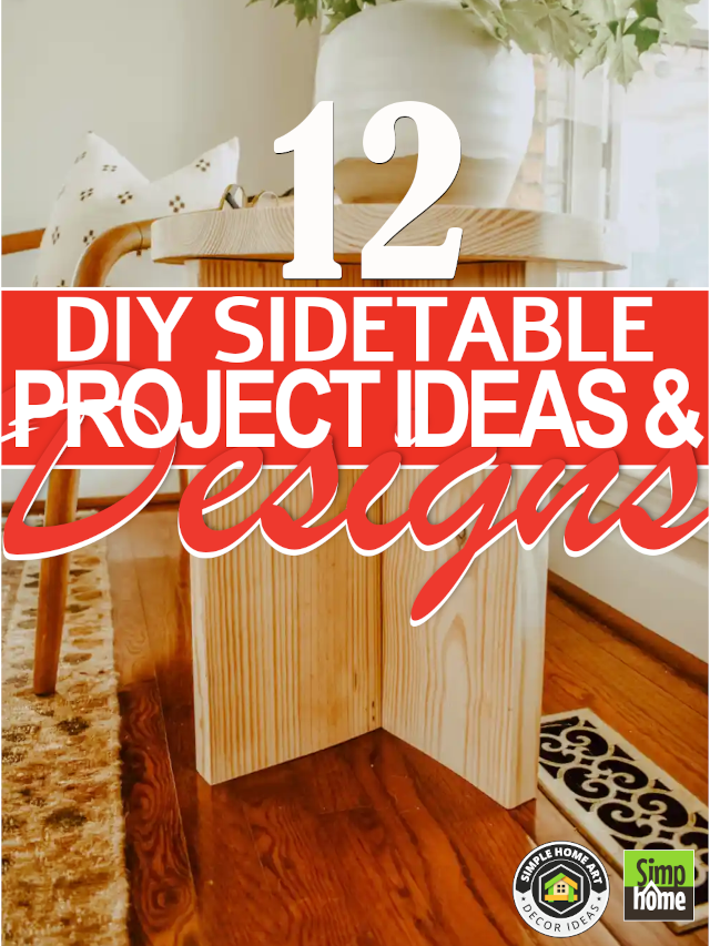 12 DIY Side Table Projects - Simphome